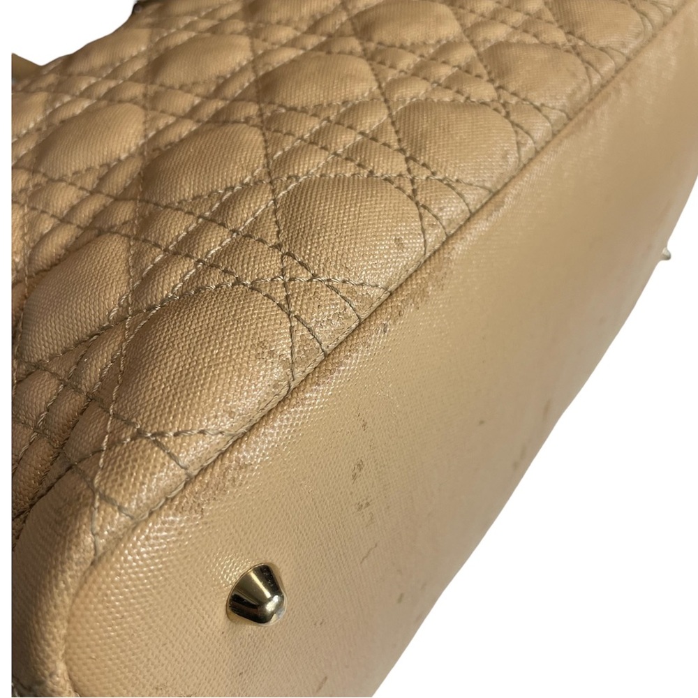 ❗️LAST CHANCE❗️Christian Dior Authentic Panarea Cannage Convertible Quilted Tote - Picture 6 of 17